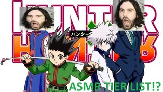 ASMR: Hunter x Hunter Tier List