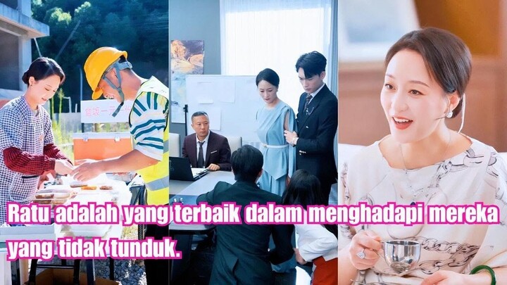 Seorang ibu penjual bekal makan siang di lokasi konstruksi diundang oleh putranya untuk...