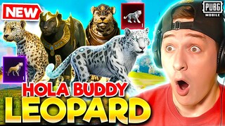 NEW SNOW LEOPARD HOLA BUDDY LUCKY SPIN! PUBG MOBILE