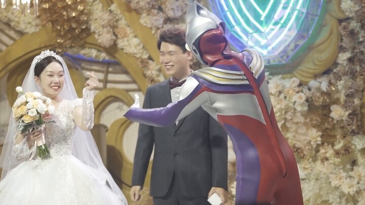 When your friends ask you to wear your most handsome outfit to a wedding...