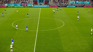 PES 2021 - ITALY vs ENGLAND UEFA EURO 2020 Trận chung kết Hiệp 1