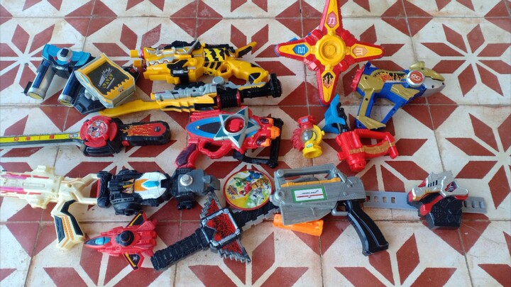 Bộ sưu tập đồ chơi từ Plex Supersentai từ những năm 2010 (go-busters = ryusoulger)