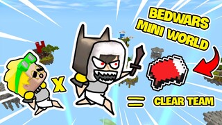 SIRO X MR VỊT X KHANGG TIÊU DIỆT HERO TEAM BẰNG KỸ NĂNG ĐỈNH CAO KHI CHƠI BEDWARS TRONG MINI WORLD