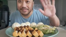 ASMR Chinese Food: Vegetarian Xiao Long Bao, Fish Cakes & Avocado (Eating Sounds)