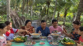 Tận Dụng Rau Vườn Các Loại Để Làm Nồi Lẩu Thái Đủ Hương Vị Đồng Quê | TKQ & Family T1055