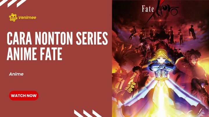 yang masih bingung cara nonton anime series fate