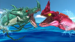 A day in the life of a Brickleback(Sea Beast) - Animal Revolt Battle Simulator