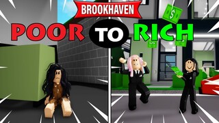 Going from Poor to Rich on Brookhaven! | Roblox Roleplay