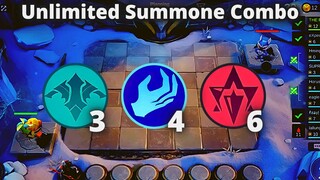 NEW SUMMONER SYNERGY BEST COMBO UNLIMITED SUMMON TRICK | MLBB MAGIC CHESS BEST SYNERGY COMBO TERKUAT