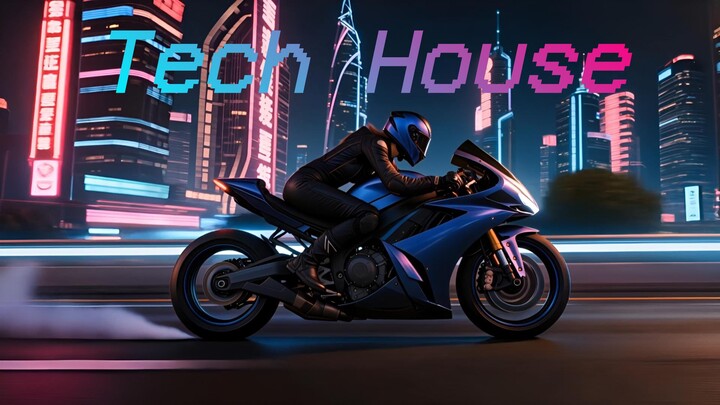 Cyberpunk Tech House Mix 2026 ⚡ Best DJ Set (Música Tech House) — Neon Flashing Vibes #01