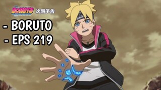 BORUTO TERBARU EPISODE 219 BAHASA INDONESIA full layar