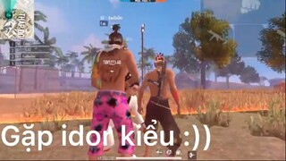 Game vui TV Free Fire- Gặp idor tik tok THỎ CƯNG khi leo rank tử chiến