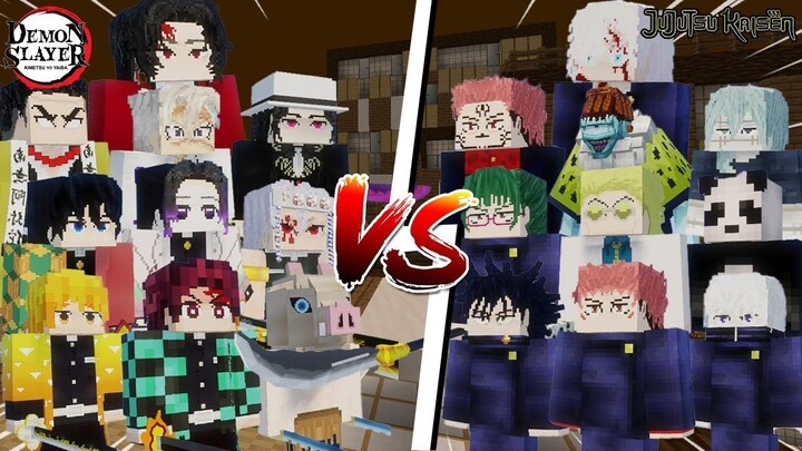 ดาบพิฆาตอสูร vs มหาเวทย์ผนึกมาร ใครจะชนะกันแน่? | Minecraft สังเวียนอนิเมะ [ตอนพิเศษ]