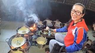 BÁNH XÈO chay nổi tiếng vừa ngon, vừa lạ tại Chùa Bánh Xèo - Thiền Viện Đông Lai| ÁNH KUA