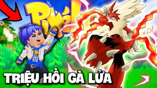 (Blockmango) Triệu hồi GÀ LỬA VÀ SỨC MẠNH CỰC BÁ ĐẠO CỦA BLAZIKEN 599 GCUBE TRONG ANGRY PETS