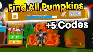How to find All Secret Hidden Pumpkins in Magnet Simulator + 5 Codes