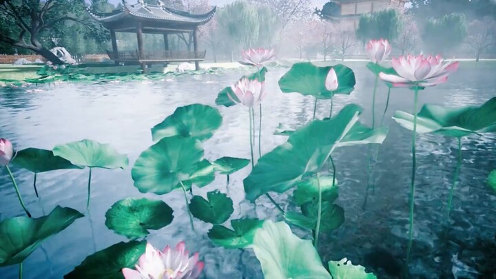 [Haoyixing|Pemodelan|Tidak Resmi! ! ! 】 Seperti apa Paviliun Honglian Waterside meskipun kaki Anda p