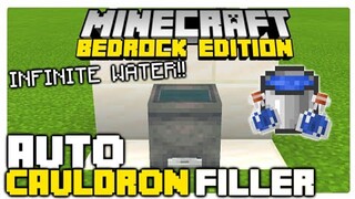 Minecraft Bedrock: Automatic Cauldron Filler [Infinite Water] MCPE PS4 Xbox PC Windows Switch