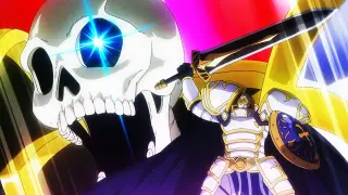 Very overpowered skeleton knight hides identity while helping girl end elf slavery | Anime Recap