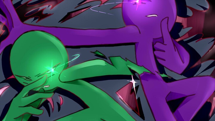 【火柴人动画联合】绿VS紫！赌上荣誉与性命的搏斗！