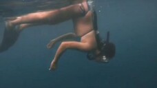 Jocelyn Castor Sexy Bikini Underwater