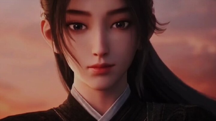 The girl I like has eyebrows like distant mountains. All the beautiful mountains and waters in the w