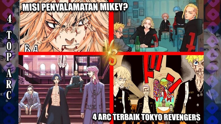 4 TOP ARC TERBAIK TOKYO REVENGERS !! Misi Penyelamatan MIKEY Atau HINATA?