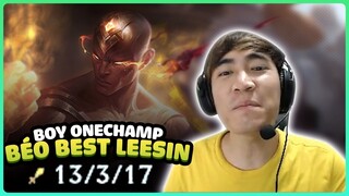 BÉO BEST LEESIN THỂ HIỆN KỸ NĂNG BOY ONECHAMP GÁNH TEAM QUÁ GHÊ | LEVI STREAM