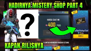 FREE FIRE!! BOCORAN MISTERY SHOP PART 4, EVENT GRATISAN, TOP UP BONUS,