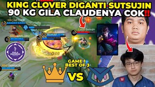 KING CLOVER DIGANTI MANUSIA 90 KG SRIUS INI COK ⁉️ CLAUDE 90 KG SENGERI BRANZ - EVOS VS RRQ GAME 1