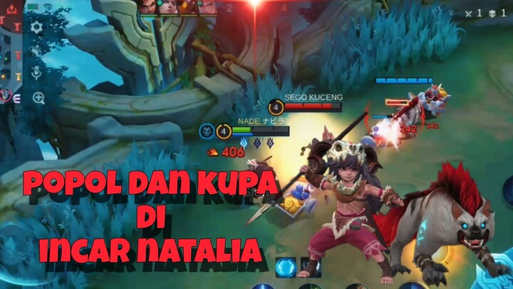 POPOL DAN KUPA DI INCAR NATALIA TERUS TERUSAN TANPA DI COVER ROAM, APA MASIH BISA MENANG?