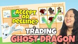 WHAT PEOPLE TRADE FOR HALLOWEEN WHITE *GHOST DRAGON* IN ADOPT ME | ROBLOX