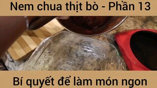 Bí quyết để làm món Nem chua thịt bò #13