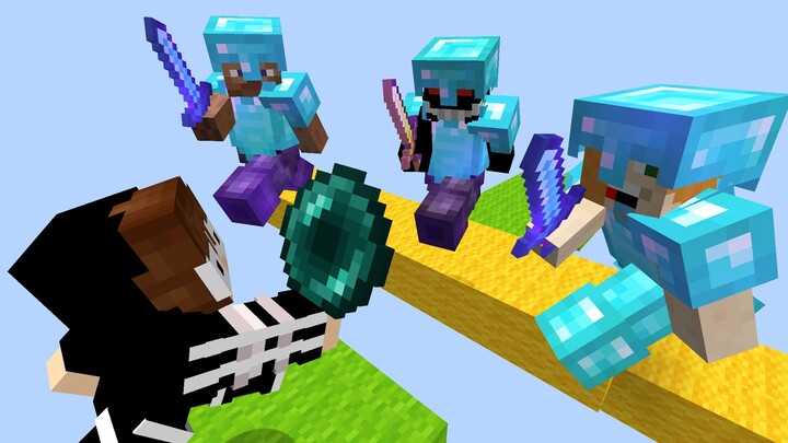 Encountered three masters trapped in the Void! With nowhere left to turn, one Ender Pearl turned the
