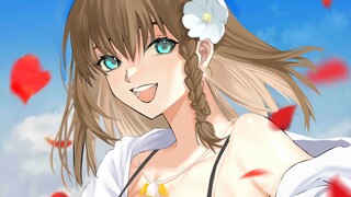 试图改一下泳装夏绿蒂的满破图，尽力了