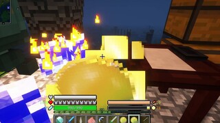 [Minecraft: A Mortal's Journey to Immortality] The centenarian breaks through the defenses, can't st