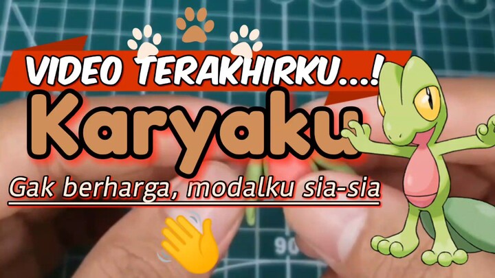 Treecko Clayart tutorial. *Video terakhirku🙏🏻