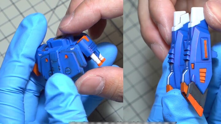 [Model Pen Painting Nanny-level Tutorial Part 7] Use marker pens to give the Gundam a shadow and agi