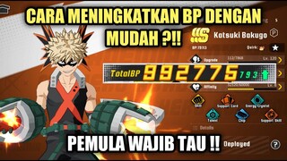 Cara Meningkatkan BP Dengan Mudah !! - My Hero Academia: TSH SEA