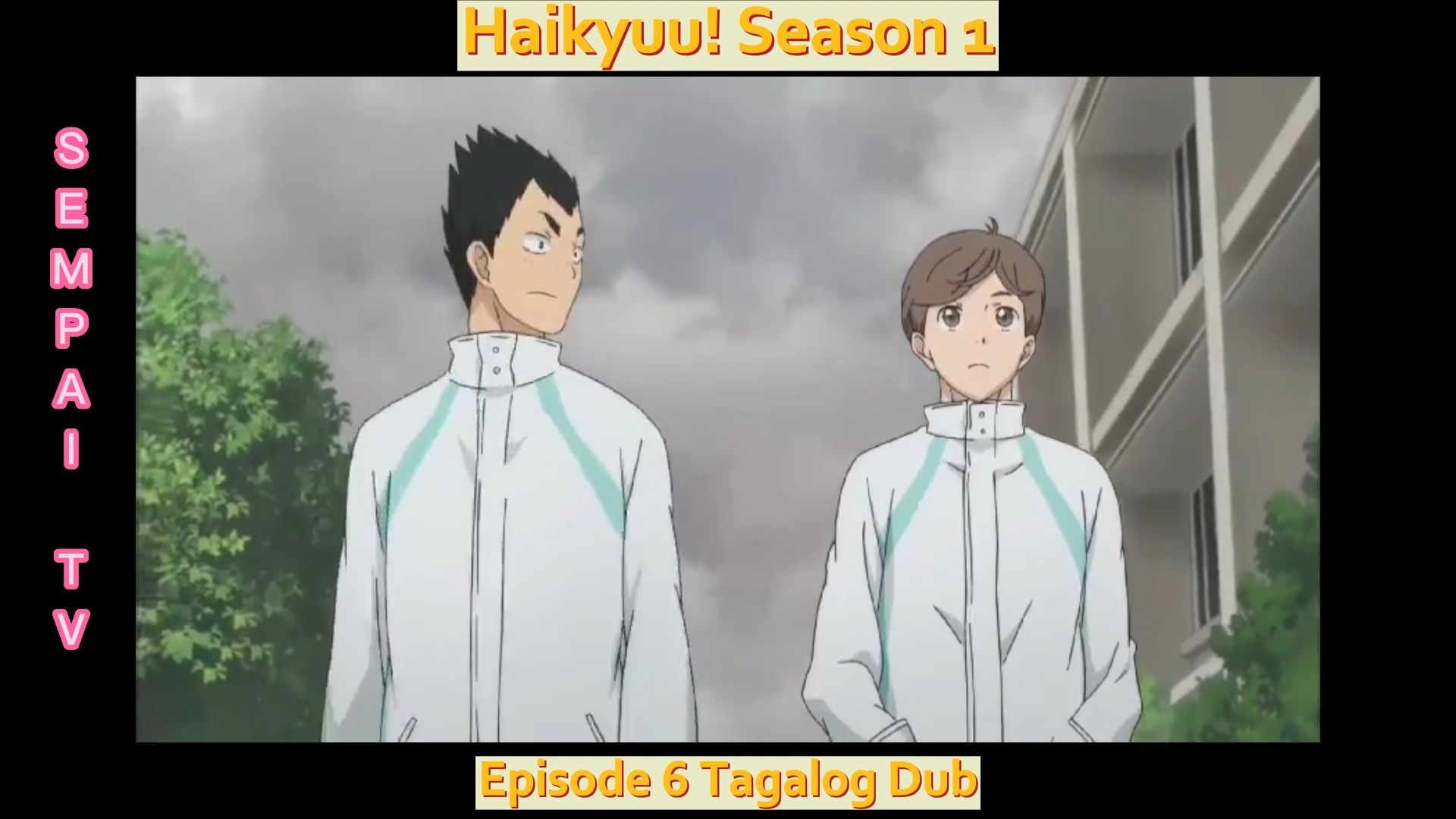Haikyuu Episode 1 Tagalog Dubbed Part 1, Season 1