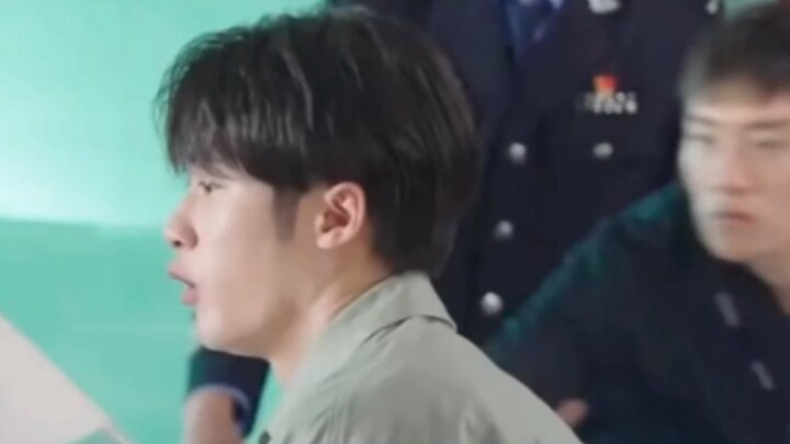 Teacher Tan really can’t sit still on the set.