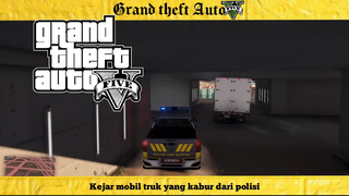 Kejar mobil truk mencurigakan kabur dari kejaran  polisi