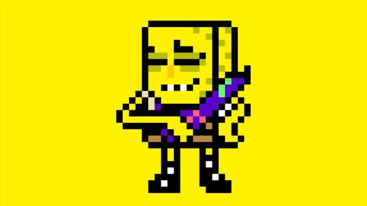 เมื่อพาเพียรัสกลายเป็นสพันจ์บ็อบ? 【การพัฒนาชุดเท็กซ์เจอร์ UT - Spongetale】 ส่วนของสพันจ์บ็อบ