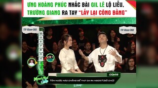 Ưng Hoàng Phúc nhắc bài Gil Lê lộ liễu