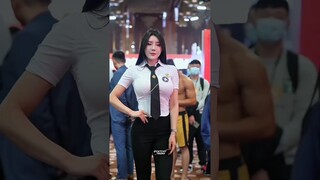 beautiful chinese fitness model liu taiyang #shortsvideo