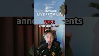 Our picks for Top 3️⃣ announcements from this year's #ubisoftforward 🎮🔥