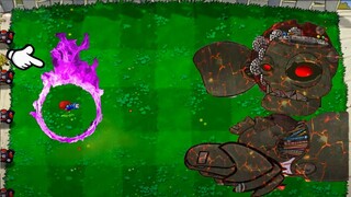 Plant vs Zombies ✔️ GIANT LAVA Zomboss Mode VS Gatling Pea -- Pvz funny moments 2022 🅿96
