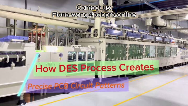 How DES Process Creates Precise PCB Circuit Patterns
