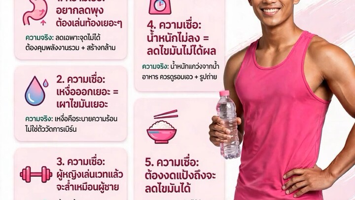 ถ้าความเชื่อเรื่องฟิตเนสที่คุณควรรู้