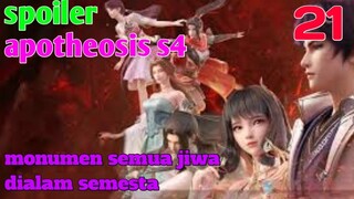 Spoiler Apotheosis S4 Part 21 : Monumen Semua Jiwa dialam semesta